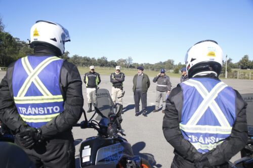 Pígola hizo especial reconocimiento a Policía Caminera por la valiosa colaboración con el Cuerpo Inspectivo de la IDM
